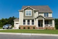 New suburban house Royalty Free Stock Photo