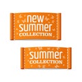 New summer collection Royalty Free Stock Photo