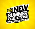 New summer collections already available, spring clearout sale Royalty Free Stock Photo
