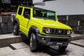 New Suzuki Jimny compact 4x4 car shown at the 89th Geneva International Motor Show. Geneva, Switzerland - March 5, 2019 Royalty Free Stock Photo