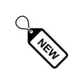 New tag icon. New product label. New arrival badge. Vector isolated simple illustration Royalty Free Stock Photo