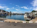 View of Yehliu Fishing Harbor in the northern coast of Taiwan