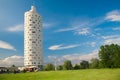 New tall round shape building Royalty Free Stock Photo