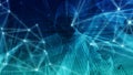 New technology processing algorithm digital tech conception, computer code Royalty Free Stock Photo