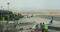 The new terminal. Muscat International Airport. Oman Royalty Free Stock Photo