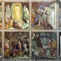 New Testament cycle fresco by Lippo Memmi in the Collegiata di Maria Assunta in San Gimignano, Italy.