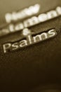 New Testament and Psalms book