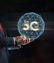 New 5th generation of internet, 5G network wireless with High speed connection online gaming, online music and movies on Royalty Free Stock Photo