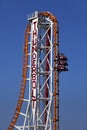 New ThunderBolt Steel Roller Coaster Royalty Free Stock Photo