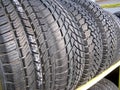 New Tires for Sale 2 Royalty Free Stock Photo