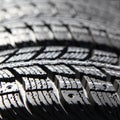 New tires stacked Royalty Free Stock Photo