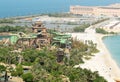 The new Tower of Poseidon in Aquaventure waterpark of Atlantis the Palm hotel