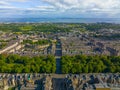 New Town aerial view, Edinburgh, UK