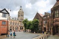 Town Hall viewed from Werburgh. Chester. England Royalty Free Stock Photo