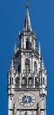 New Town Hall Clock Tower Munich Germany Royalty Free Stock Photo