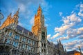 New Town Hall located in the Marienplatz in Munich, Germany Royalty Free Stock Photo