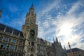 New Town Hall located in the Marienplatz in Munich, Germany Royalty Free Stock Photo