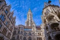 New Town Hall located in the Marienplatz in Munich, Germany Royalty Free Stock Photo