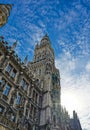 New Town Hall located in the Marienplatz in Munich, Germany Royalty Free Stock Photo