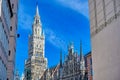 New Town Hall located in the Marienplatz in Munich, Germany Royalty Free Stock Photo