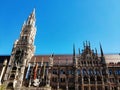 New Town Hall at Marienplatz Mary Square in Munich