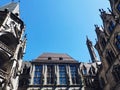 New Town Hall at Marienplatz Mary Square in Munich, Germany