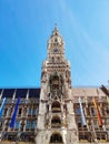 New Town Hall at Marienplatz Mary Square in Munich