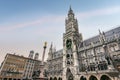 New Town Hall Neues Rathaus at Marienplatz Square - Munich, Bavaria, Germany Royalty Free Stock Photo