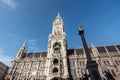 New Town Hall Neues Rathaus at Marienplatz Square - Munich, Bavaria, Germany Royalty Free Stock Photo