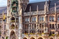 New Town Hall or Neues Rathaus on Marienplatz square, Munich, Bavaria, Germany