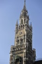 New Town Hall's Tower, Munich, Bavaria, Germany Royalty Free Stock Photo