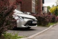 New Toyota Corolla, 2019 model in urban environment Royalty Free Stock Photo