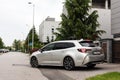 New Toyota Corolla, 2019 model in urban environment Royalty Free Stock Photo