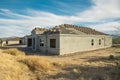 New tract homes construction in Sahuarita, Arizona, USA Royalty Free Stock Photo