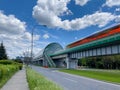 New train station on Henri Coanda Airport in Roman ia