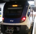 New train type CAF Civity along the platform at Den Haag Centraal, Royalty Free Stock Photo