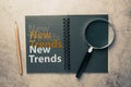 New Trends on Notepad Royalty Free Stock Photo