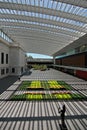 New Atrium in the Cleveland Museum of Art Royalty Free Stock Photo