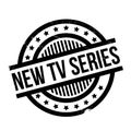 New Tv Series rubber stamp Royalty Free Stock Photo