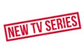 New Tv Series rubber stamp Royalty Free Stock Photo