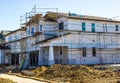 New Two Story Home Construction Royalty Free Stock Photo