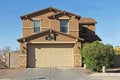 Two-story Stucco Home in Tucson, Arizona Royalty Free Stock Photo