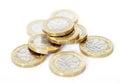 New Type UK Currency Money Pound Coins Royalty Free Stock Photo