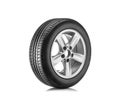 New tyre isolated on white background Royalty Free Stock Photo