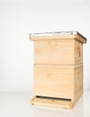 New unpainted beehive