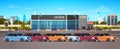 New Vechicles Car Dealer Center Showroom Building