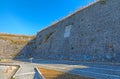 New Venetian fortress wall in Corfu Greece