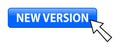New version button Royalty Free Stock Photo