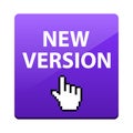 New version button Royalty Free Stock Photo