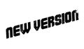 New Version rubber stamp Royalty Free Stock Photo
